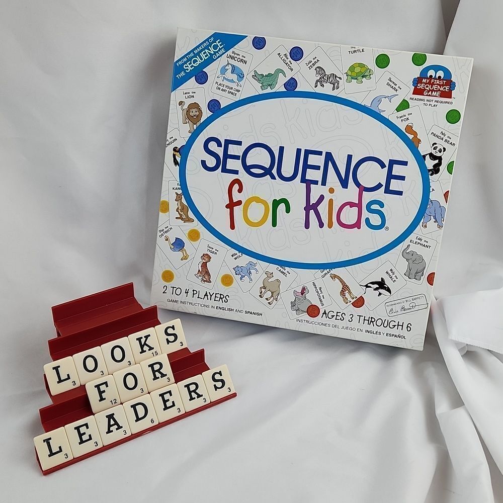 🩵Sequence for Kids Vintage 2001 Edition Board Game